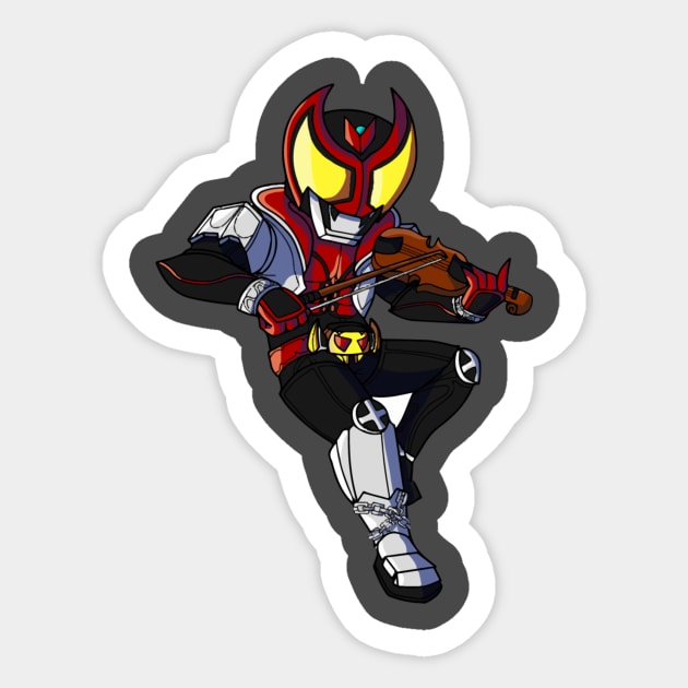 Kamen Rider Kiva Chibi Sticker by Lautidood